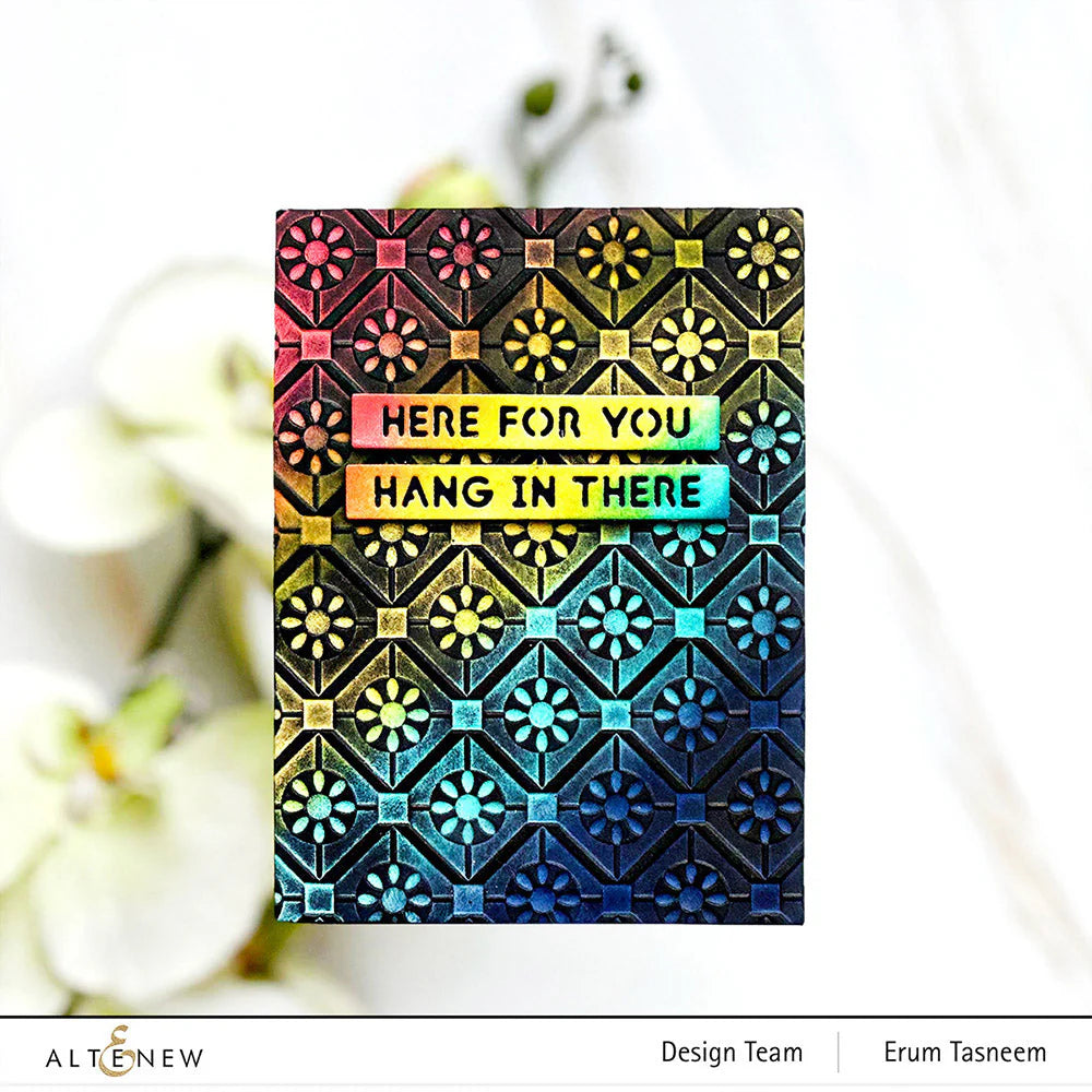 Altenew Navy Fresh Dye Ink Pad alt7811 rainbow
