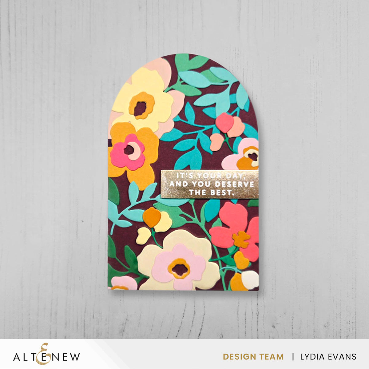 Altenew Nesting Arches Dies alt11264 bright flowers