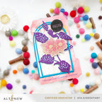 Altenew Nesting Arches Dies alt11264 purple leaves