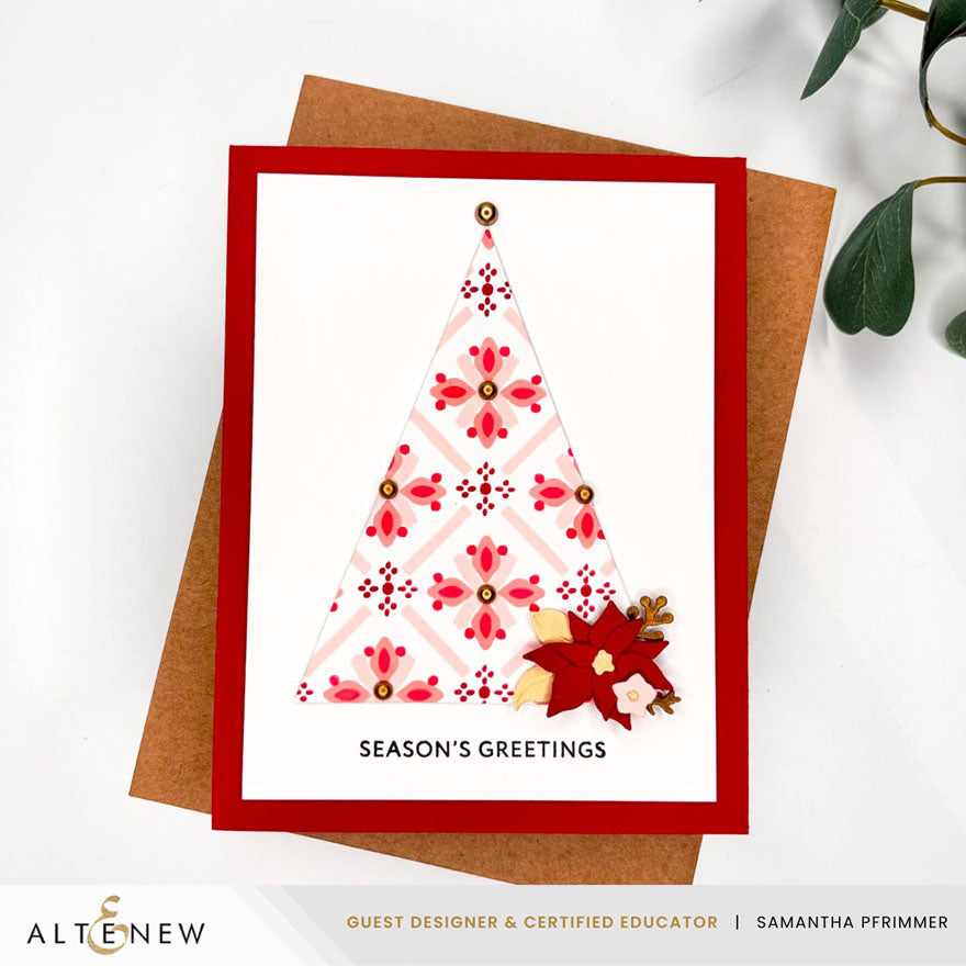 Altenew Nesting Triangles Dies alt10917 flowers