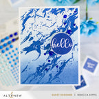 Altenew Northern Shore Fresh Dye Ink Mini Cube Ink Pad Set alt8437 hello