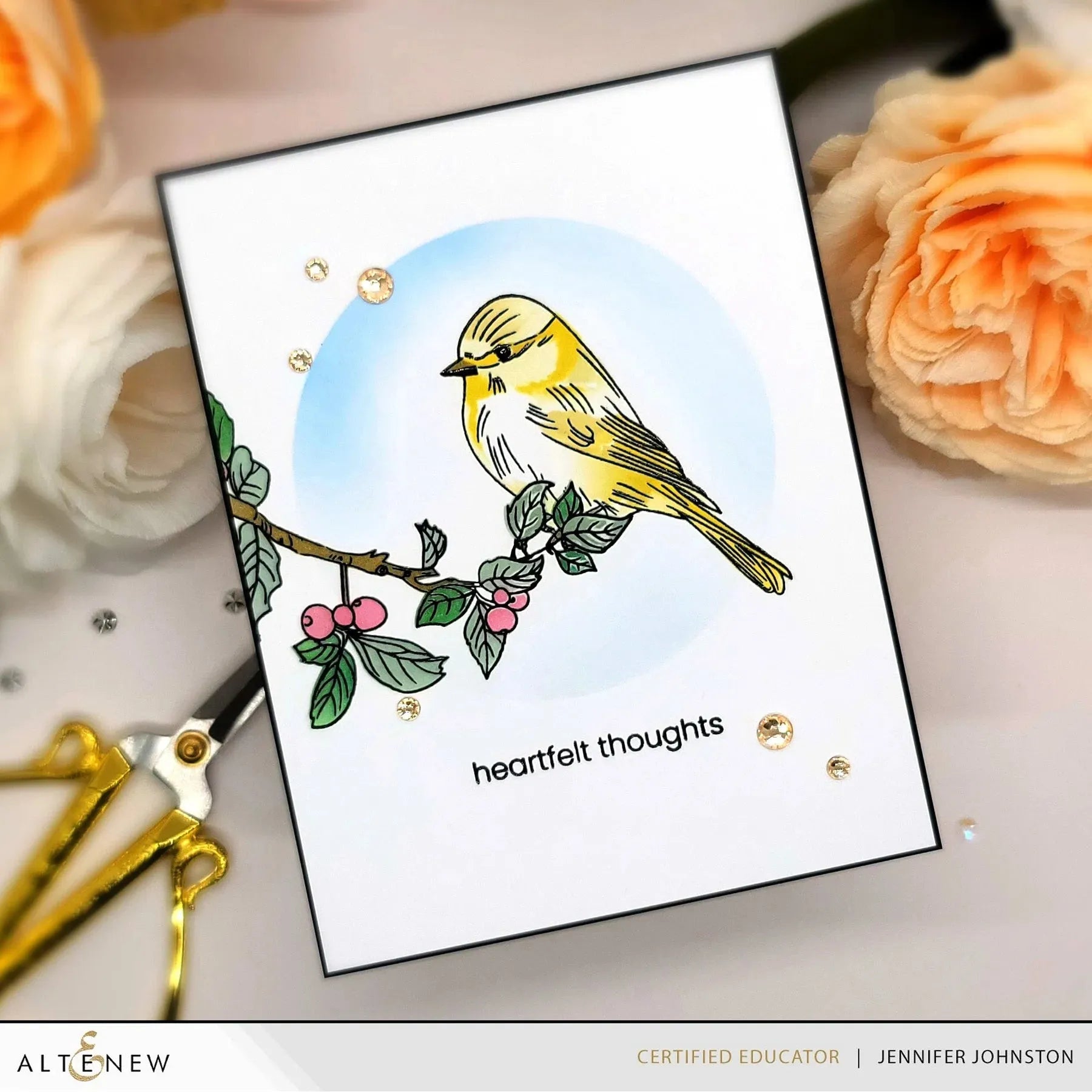 Altenew Obsidian Pigment Ink Pad alt2652 bird