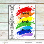 Altenew Obsidian Pigment Ink Pad alt2652 rainbow