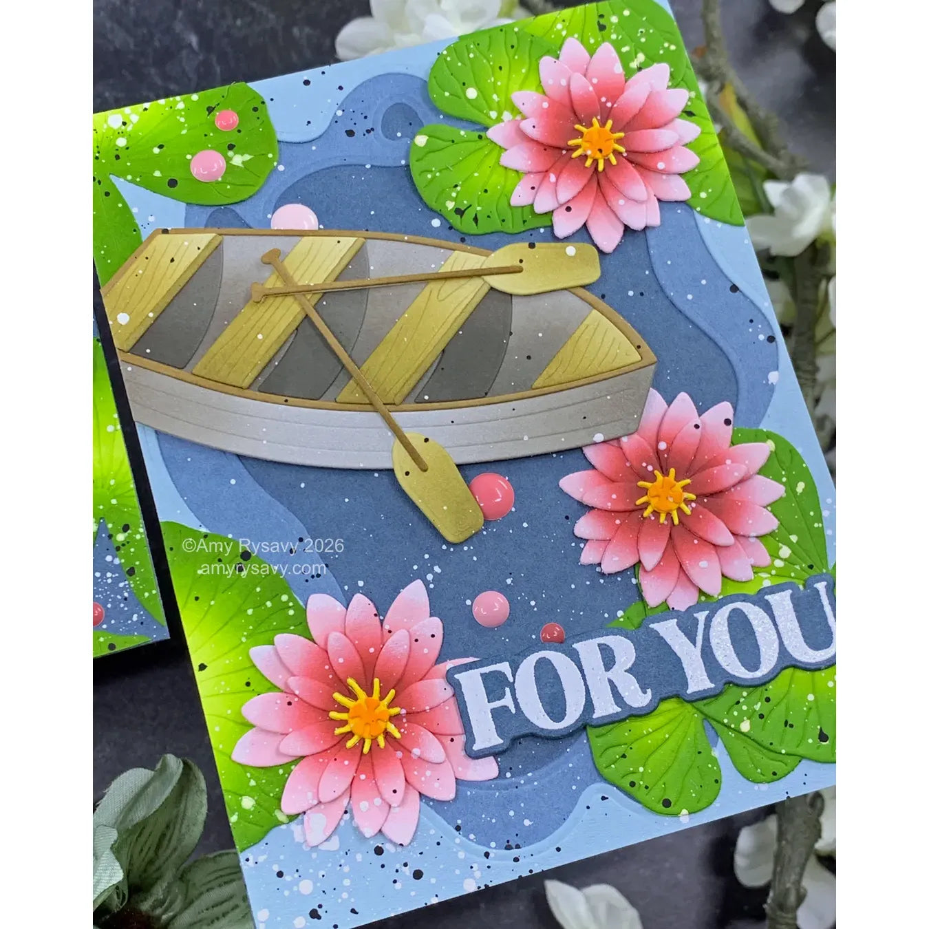 Altenew Ocean Windows Dies alt11436 for you card amy rysavy