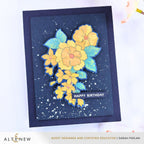 Altenew One-Go Friendship Flowers Clear Stamp Die and Stencil Set happy birthday