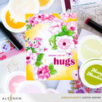 Altenew One-Go Friendship Flowers Clear Stamp Die and Stencil Set sending hugs