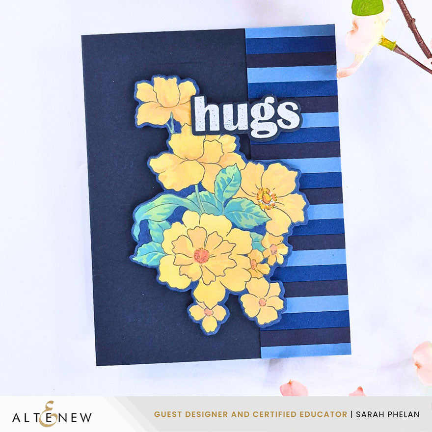 Altenew One-Go Friendship Flowers Dies alt10725 hugs