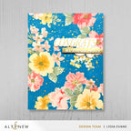 Altenew One-Go Friendship Flowers Layering Stencils alt10724 congrats