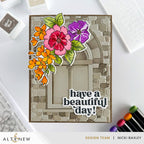 Altenew One-Go Friendship Flowers Layering Stencils alt10724 have a beautiful day