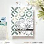 Altenew One-Go Solid Sentiment Strips 2 Press Plate alt10797 flower