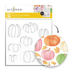 Altenew One-Go Sweet Pumpkins Simple Coloring Stencils alt10441