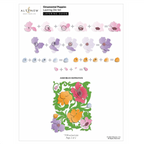 Altenew Ornamental Poppies Layering Dies alt10727 layering guide 2