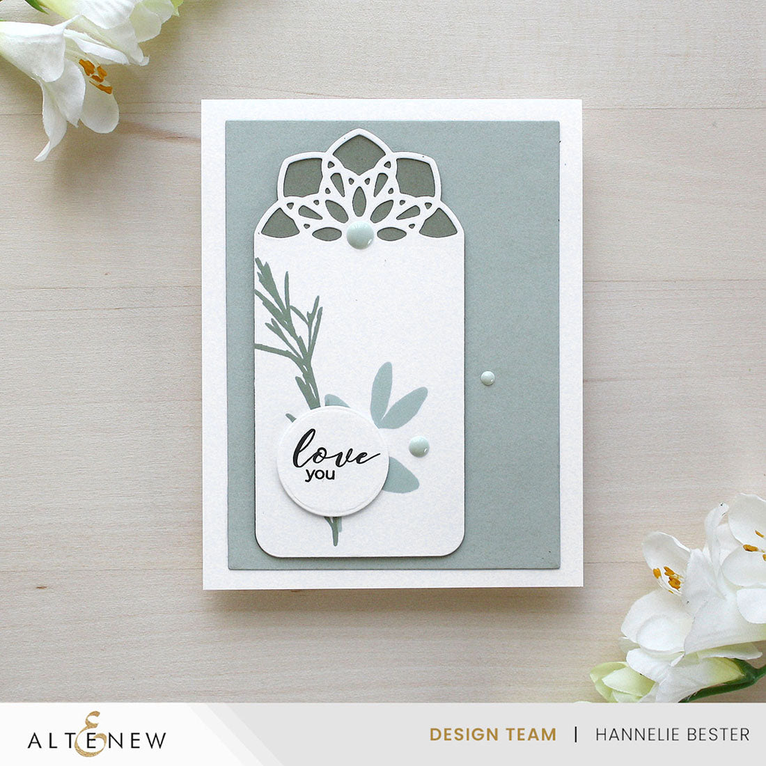 Altenew Ornate Tags Dies alt11248 love you