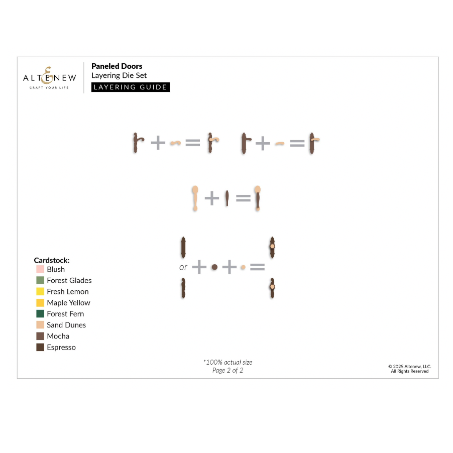 Altenew Paneled Doors Layering Dies alt10728 layering guide 2