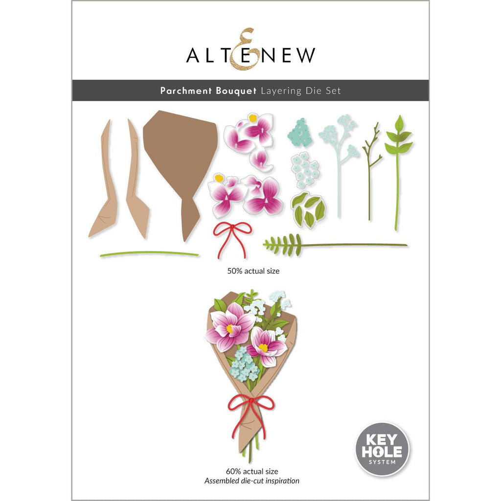 Altenew Parchment Bouquet Layering Dies alt10798