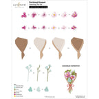 Altenew Parchment Bouquet Layering Dies alt10798 layering guide