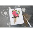 Altenew Parchment Bouquet Layering Dies alt10798 thinking of you | color-code:ALT01