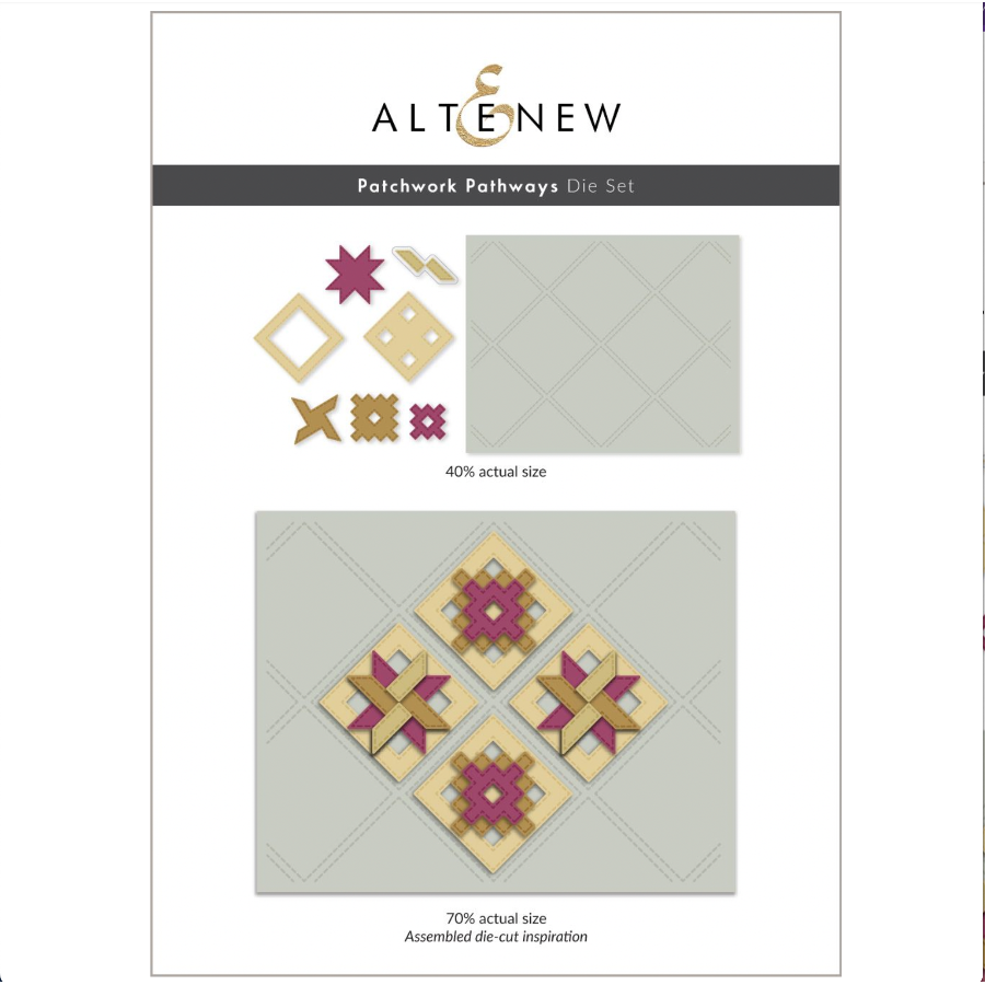 Altenew Patchwork Pathways Dies alt11009