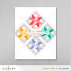 Altenew Patchwork Pathways Dies alt11009 happiness for you