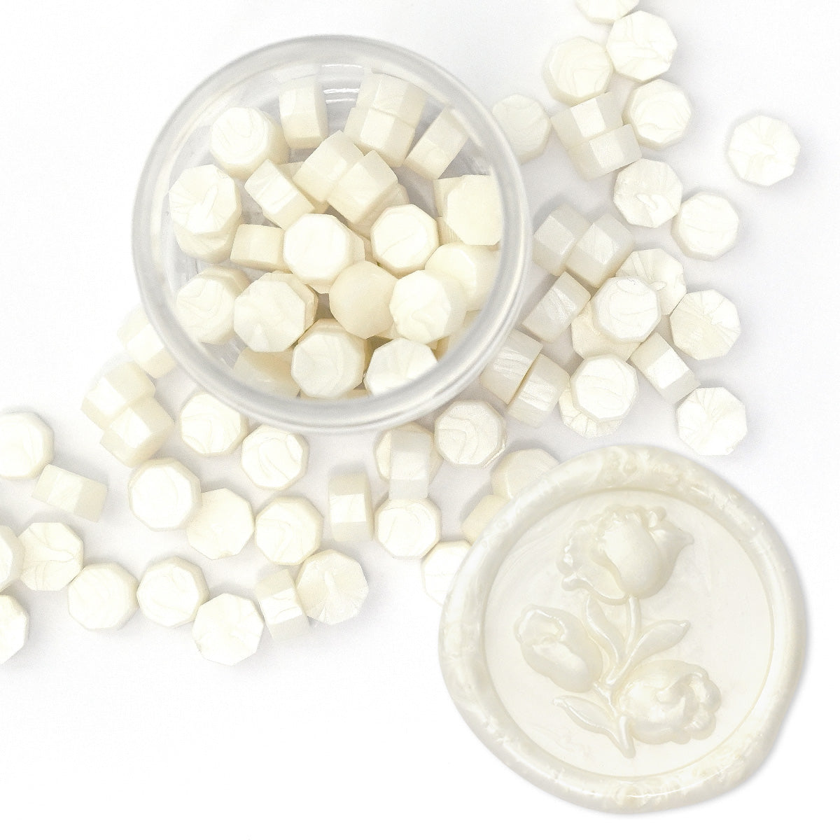 Altenew Pearl White Wax Beads alt10519