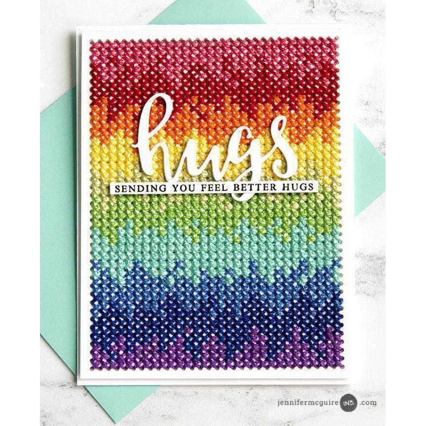 Altenew Pegboard Canvas Cover Die alt2114 hugs
