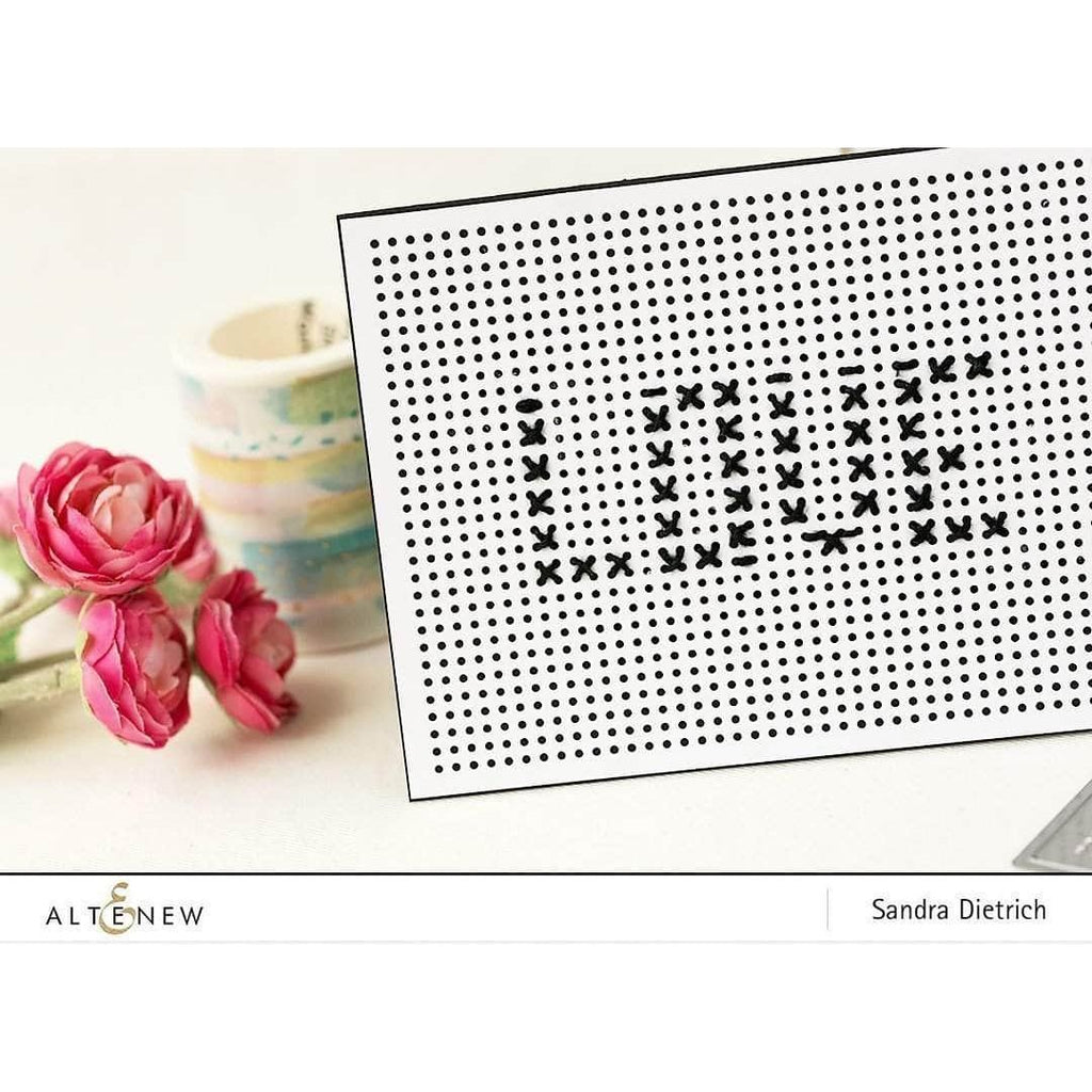 Altenew Pegboard Canvas Cover Die alt2114 love