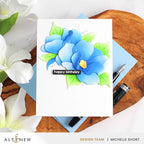 Altenew Persian Blue Fresh Dye Ink Pad alt8564 happy birthday