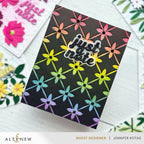 Altenew Petal Palooza 3D Embossing Folder alt10583 rainbow