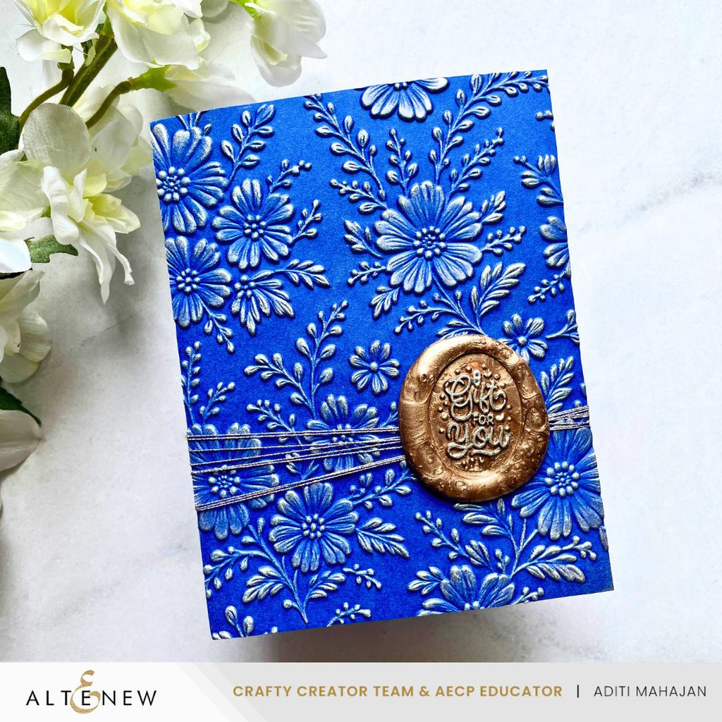 Altenew Piped Floral Lace 3D Embossing Folder alt11069 for you