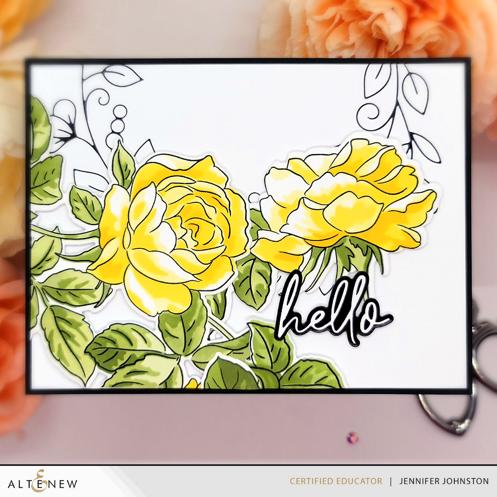 Altenew Pistachio Fresh Dye Ink Pad alt8736 flower
