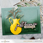 Altenew Pitcher Vases Simple Coloring Stencil alt10800 green