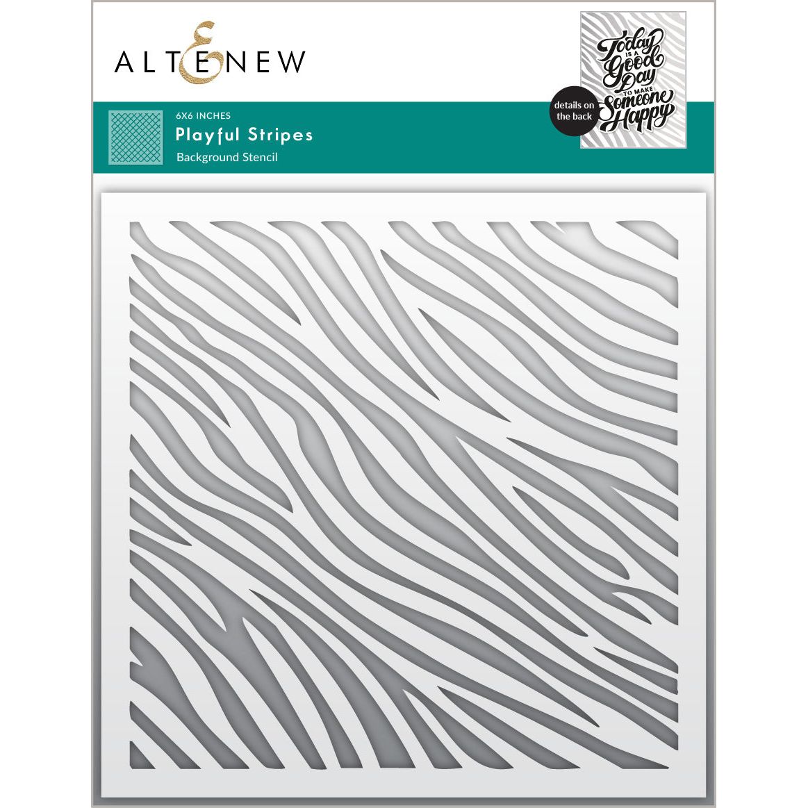 Altenew Playful Stripes Stencil alt10879