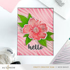 Altenew Playful Stripes Stencil alt10879 hello
