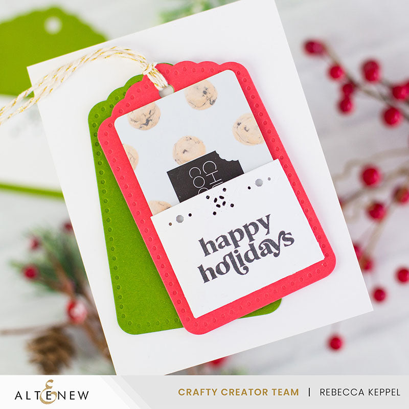 Altenew Pocket Sentiments Clear Stamps alt10395 tag