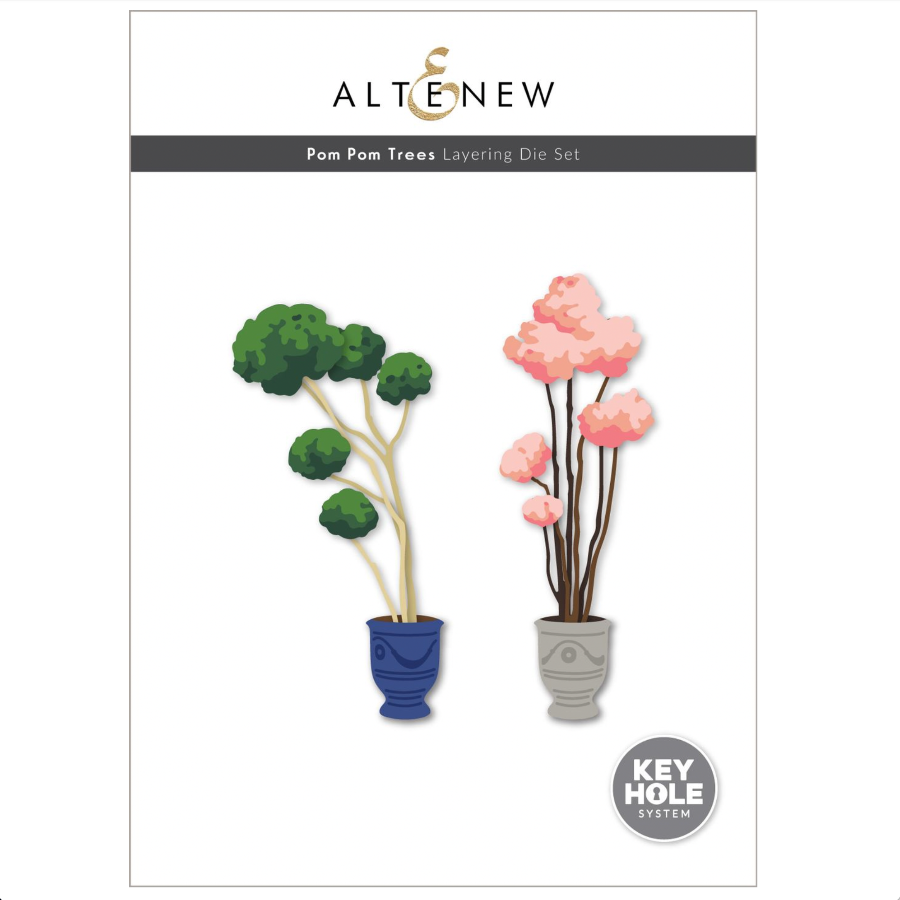 Altenew Pom Pom Trees Layering Dies alt11386