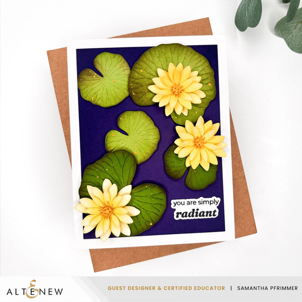 Altenew Pond Lilies Layering Dies alt11439 lily pads