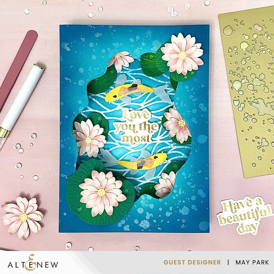 Altenew Pond Lilies Layering Dies alt11439 water lillies