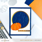 Altenew Pumpkin Patch Clear Stamp, Die, Embossing Folder, and Stencil Set hello