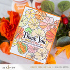 Altenew Pumpkin Patch Simple Coloring Stencils alt10476 thank you