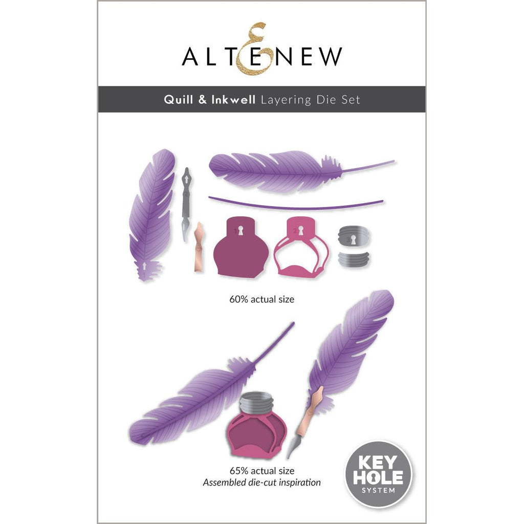 Altenew Quill and Inkwell Layering Dies alt10699