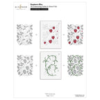 Altenew Raspberry Bliss 3D Embossing Folder alt11250 layering guide 2