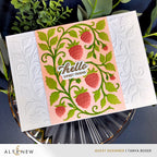 Altenew Raspberry Bliss Coloring Stencils alt11625 hello sweet friend card