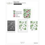 Altenew Raspberry Bliss Coloring Stencils alt11625 layering guide 1