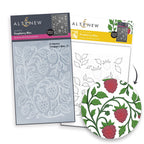 Altenew Raspberry Bliss Embossing Folder and Stencil Set