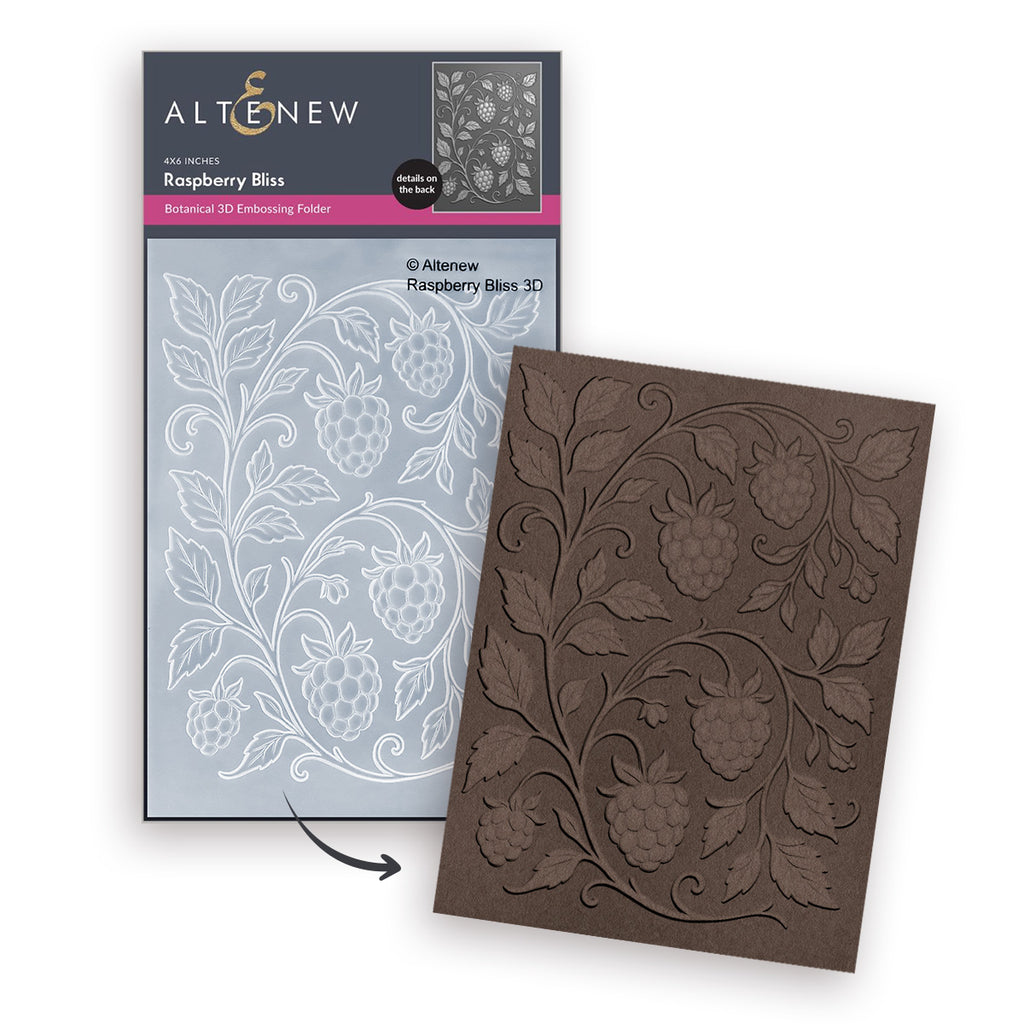 Altenew Raspberry Bliss Embossing Folder and Stencil Set product image 1