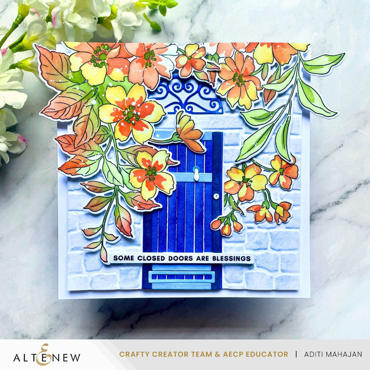 Altenew Raw Amber Fresh Dye Ink Pad alt8722 door