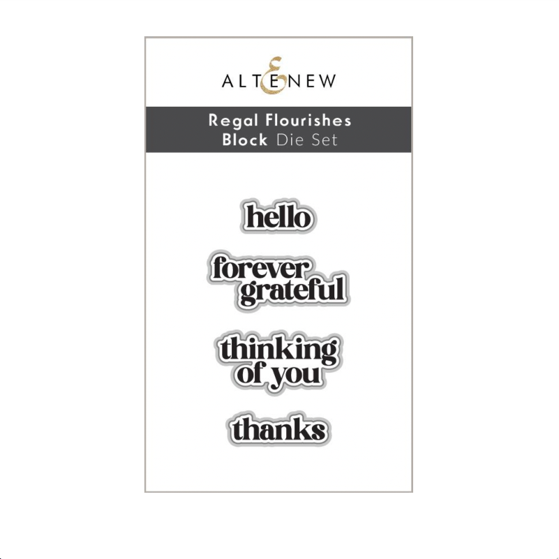 Altenew Regal Flourishes Block Dies alt11286