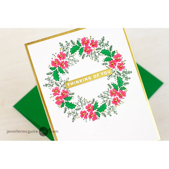 Altenew Regal Wreath Registration Press Plates alt10399 thinking of you | color-code:ALT01