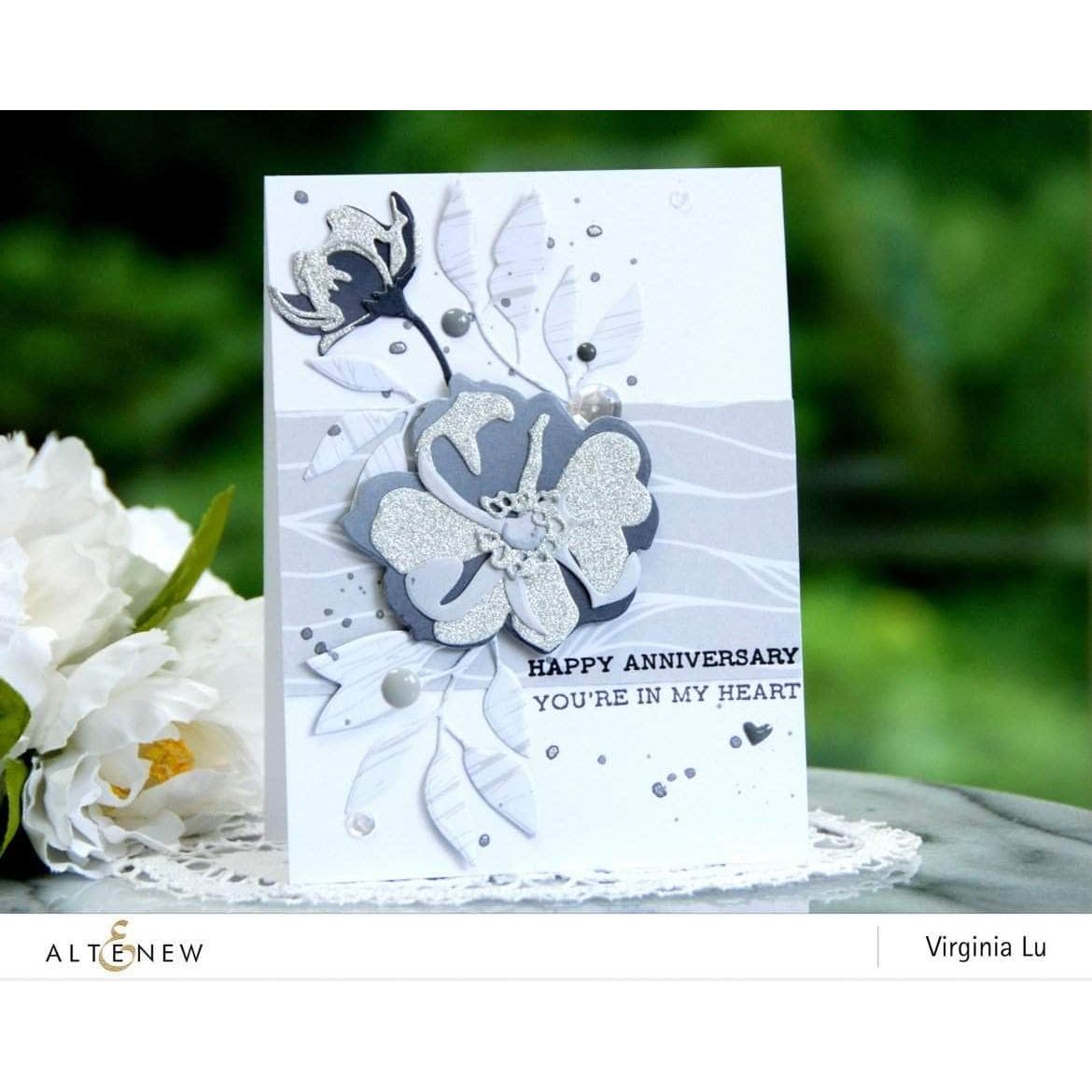 Altenew Rock Collection Enamel Dots alt2592 happy anniversary