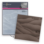 Altenew Rolling Hills 3D Embossing Folder and Coloring Stencil Set image 